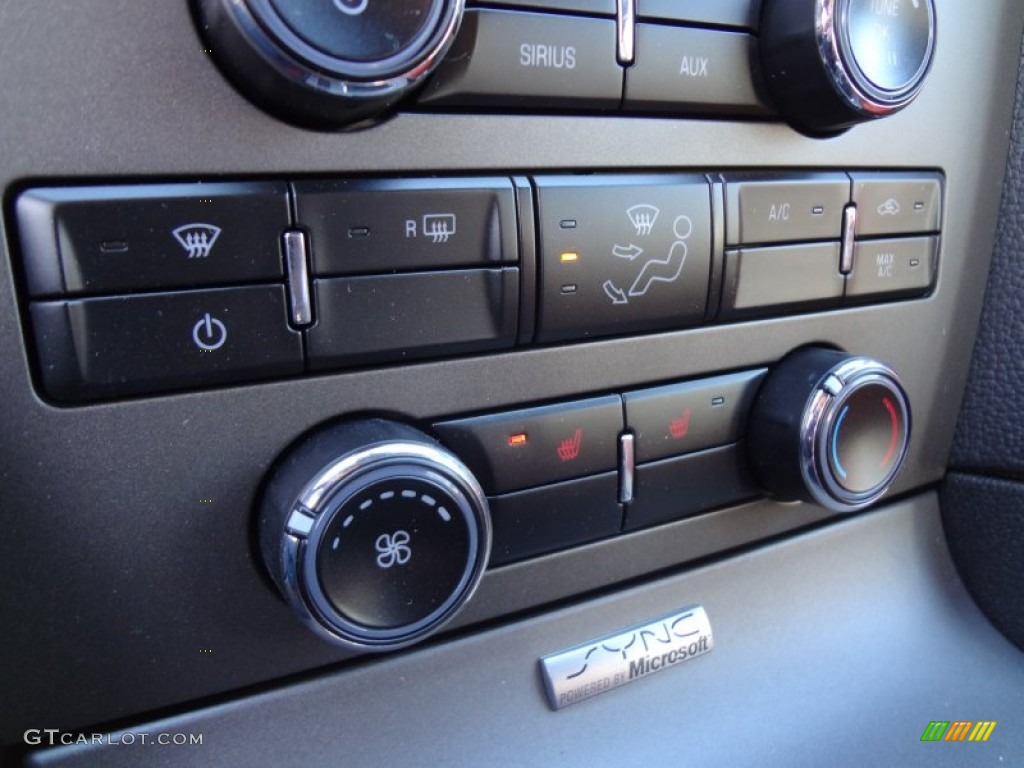 2012 Ford Mustang GT Premium Coupe Controls Photo #60658471