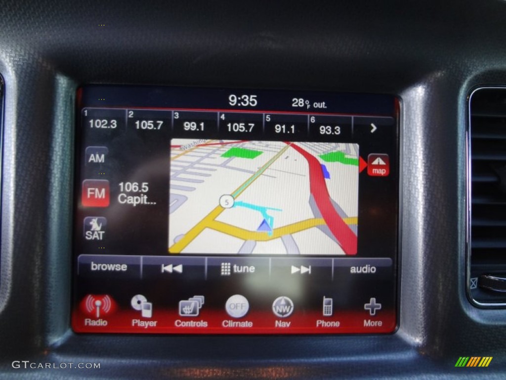 2011 Dodge Charger R/T Road & Track Navigation Photos
