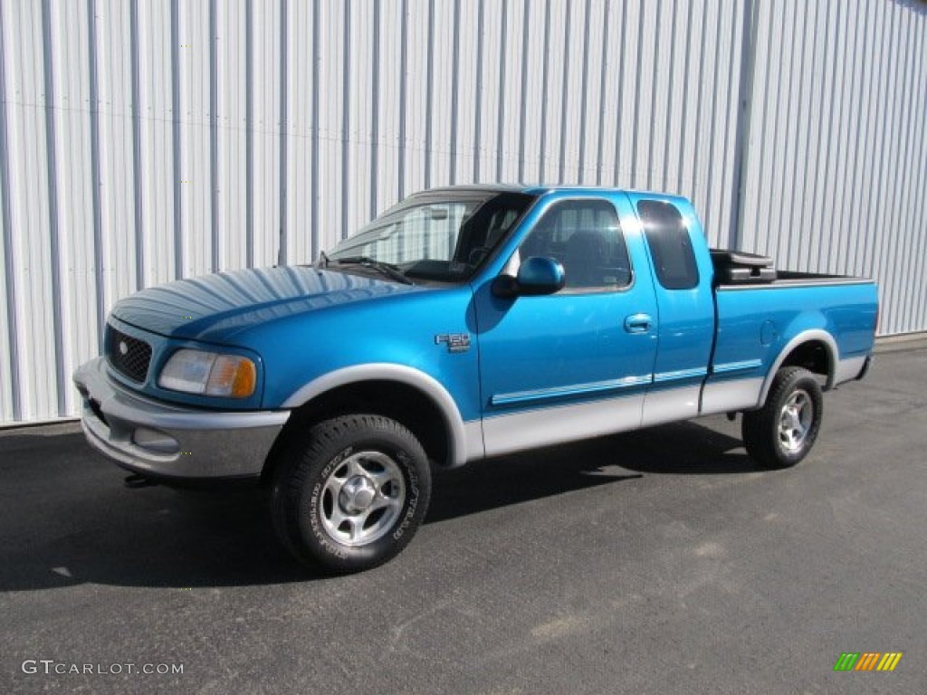 Teal Metallic Ford F150