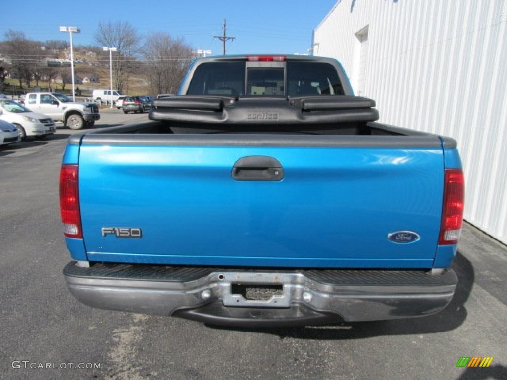 1998 F150 XLT SuperCab 4x4 - Teal Metallic / Medium Graphite photo #8