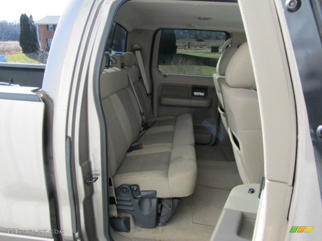 2004 F150 XLT SuperCrew 4x4 - Arizona Beige Metallic / Tan photo #10