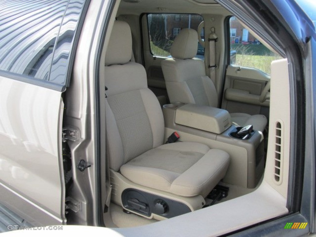 2004 F150 XLT SuperCrew 4x4 - Arizona Beige Metallic / Tan photo #11