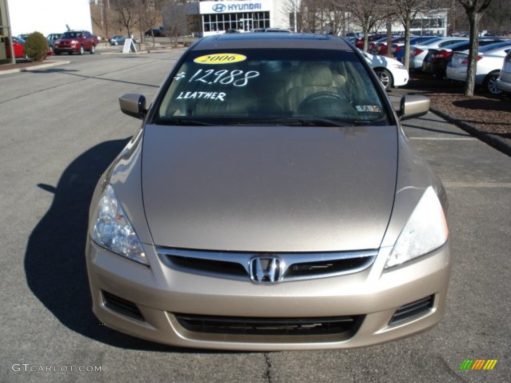 2006 Accord EX-L Sedan - Desert Mist Metallic / Ivory photo #2