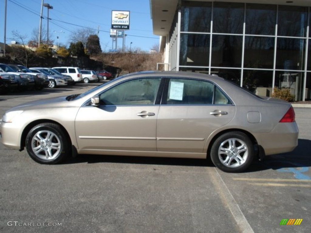 2006 Accord EX-L Sedan - Desert Mist Metallic / Ivory photo #8