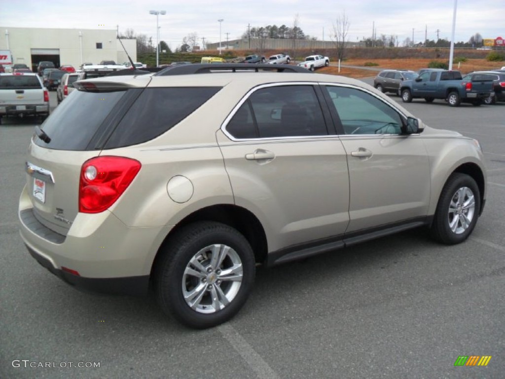 2012 Equinox LT - Gold Mist Metallic / Jet Black photo #4