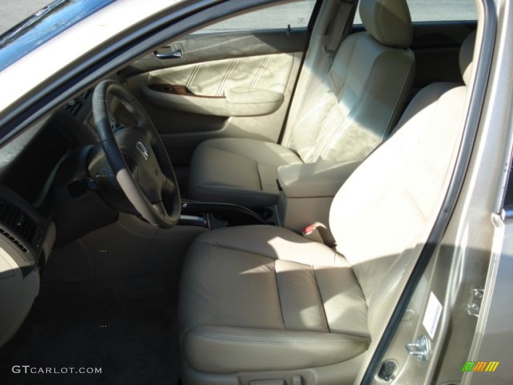 2006 Accord EX-L Sedan - Desert Mist Metallic / Ivory photo #14