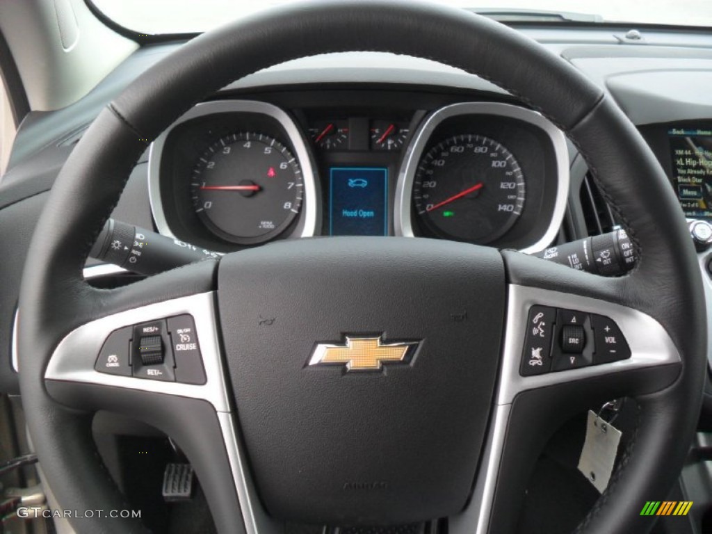 2012 Equinox LT - Gold Mist Metallic / Jet Black photo #12