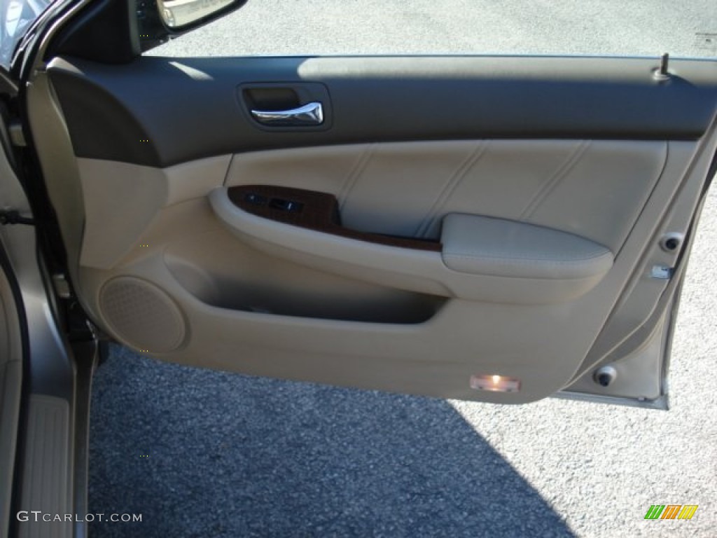 2006 Accord EX-L Sedan - Desert Mist Metallic / Ivory photo #20