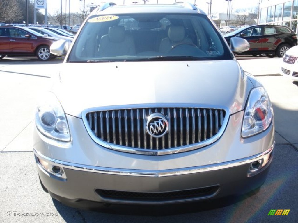 2008 Enclave CXL AWD - Platinum Metallic / Titanium/Dark Titanium photo #3