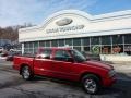 2003 Victory Red Chevrolet S10 LS Crew Cab 4x4  photo #1