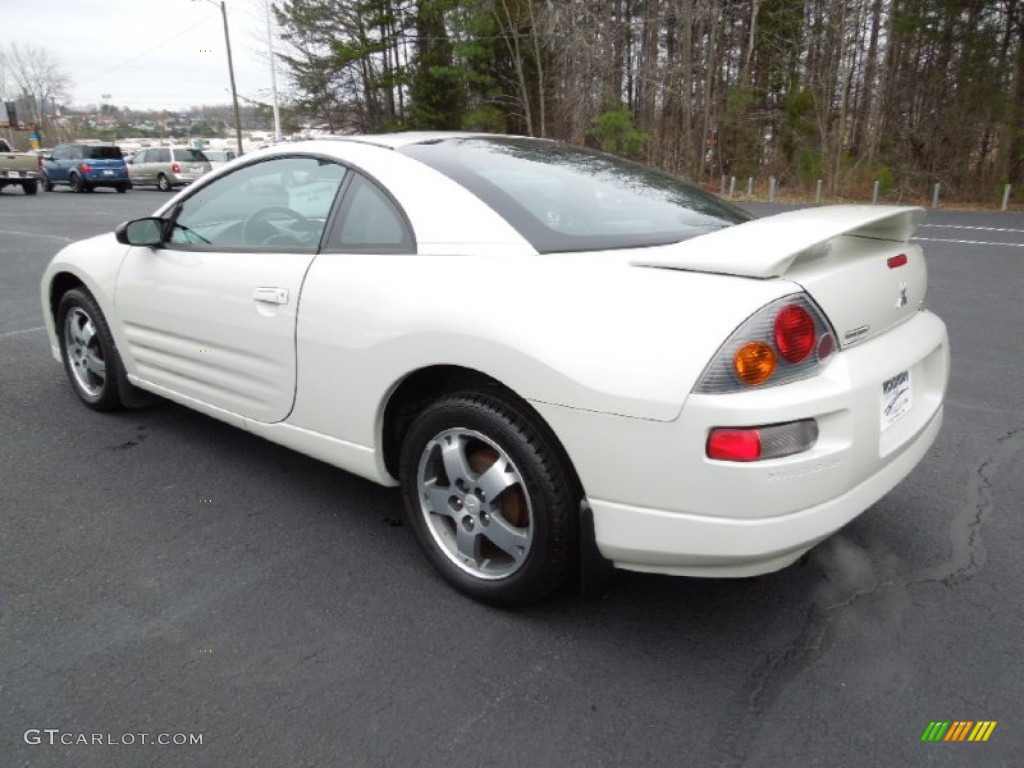 2003 Eclipse GS Coupe - Dover White Pearl / Sand Blast photo #2