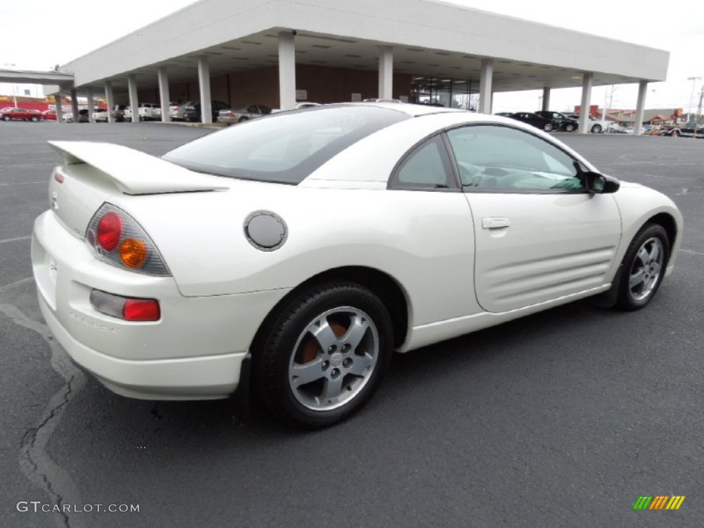 2003 Eclipse GS Coupe - Dover White Pearl / Sand Blast photo #4