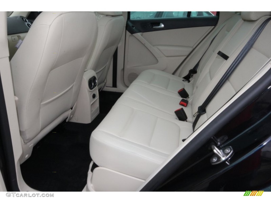 2012 Tiguan SE - Deep Black Metallic / Beige photo #13