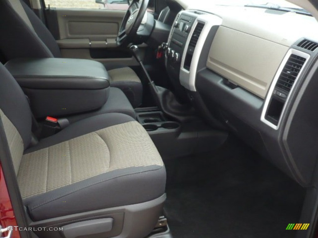 2010 Ram 3500 Big Horn Edition Crew Cab 4x4 Dually - Inferno Red Crystal Pearl / Dark Slate/Medium Graystone photo #8