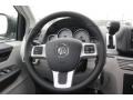 Aero Gray 2012 Volkswagen Routan S Steering Wheel