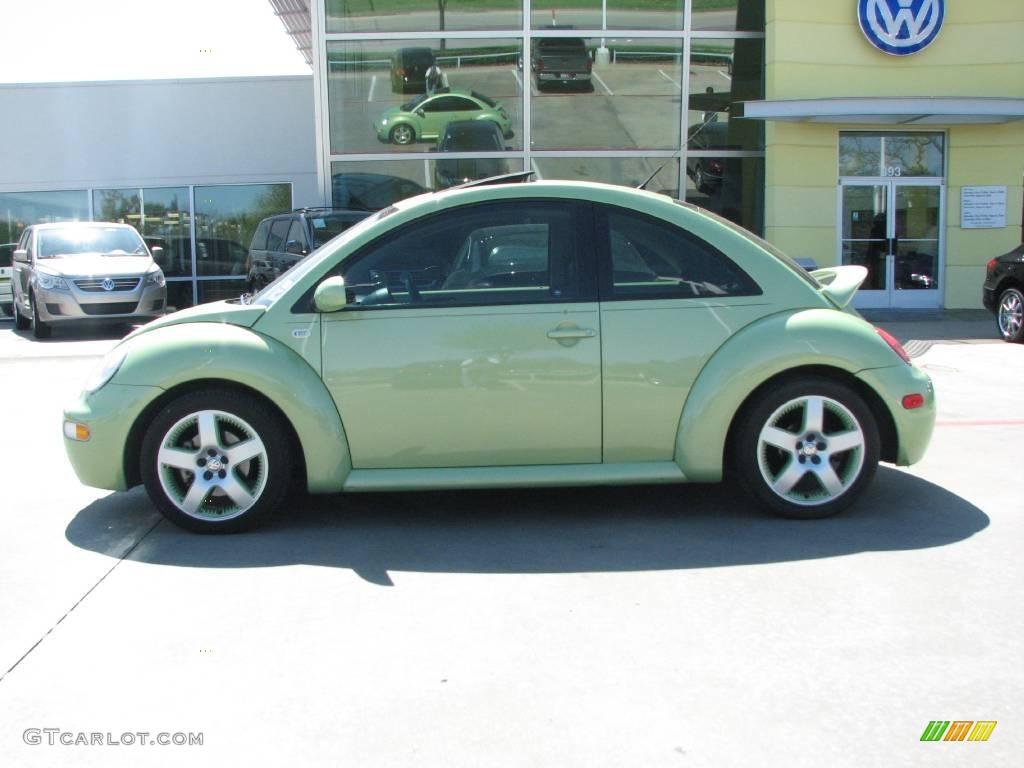 2003 New Beetle GLS 1.8T Cyber Green Color Concept Coupe - Cyber Green Metallic / Black/Green photo #2
