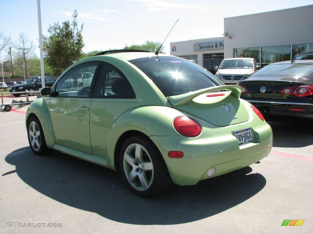 2003 New Beetle GLS 1.8T Cyber Green Color Concept Coupe - Cyber Green Metallic / Black/Green photo #3