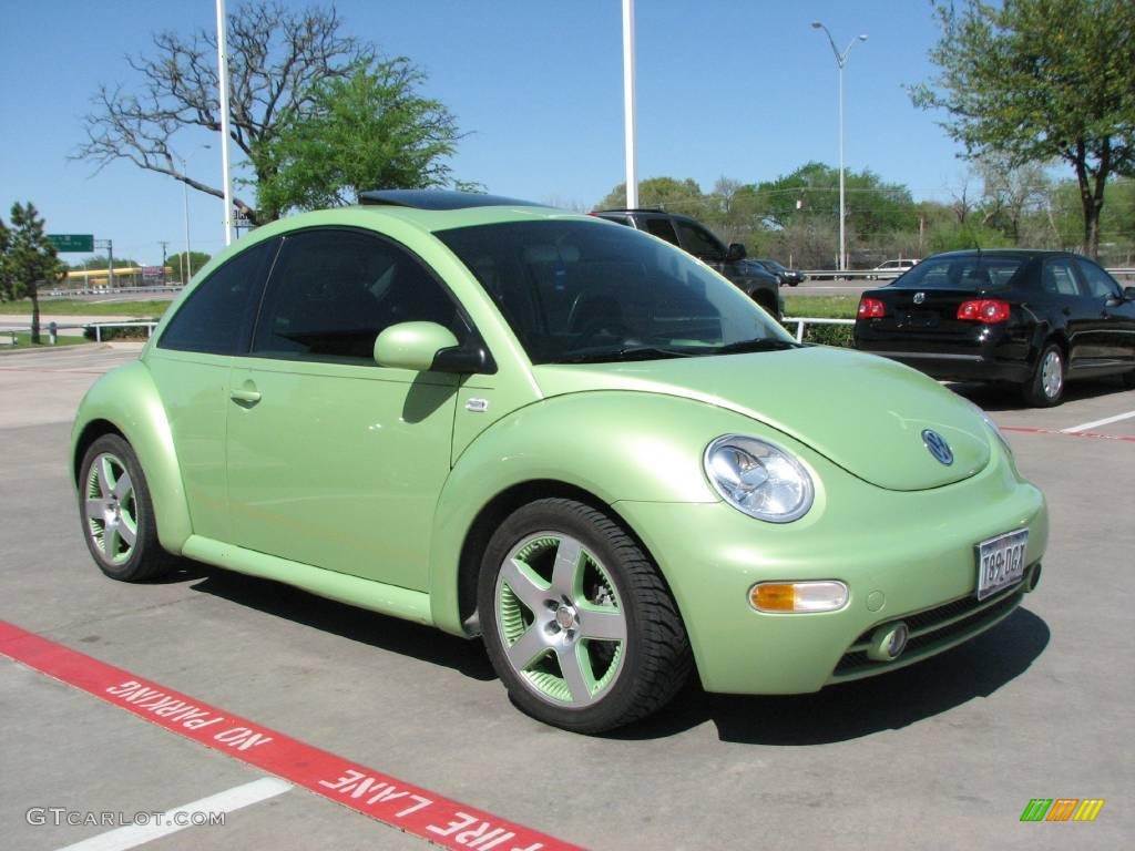 2003 New Beetle GLS 1.8T Cyber Green Color Concept Coupe - Cyber Green Metallic / Black/Green photo #7