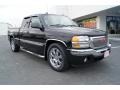 2005 Onyx Black GMC Sierra 1500 SLT Extended Cab  photo #2