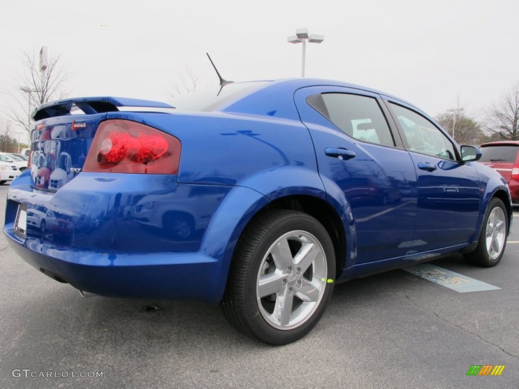 Blue Streak Pearl 2012 Dodge Avenger SXT Plus Exterior Photo #60666663