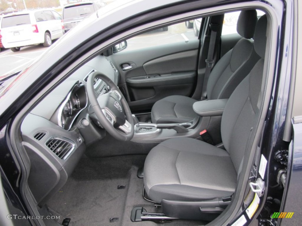 Black Interior 2012 Dodge Avenger SXT Photo #60666797