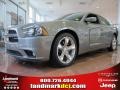 2012 Tungsten Metallic Dodge Charger R/T  photo #1