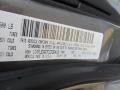  2012 Grand Cherokee Laredo Mineral Gray Metallic Color Code PDM