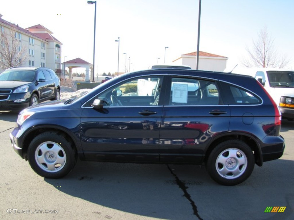 2007 CR-V LX 4WD - Royal Blue Pearl / Black photo #4