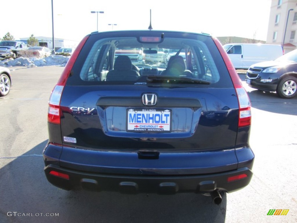 2007 CR-V LX 4WD - Royal Blue Pearl / Black photo #6