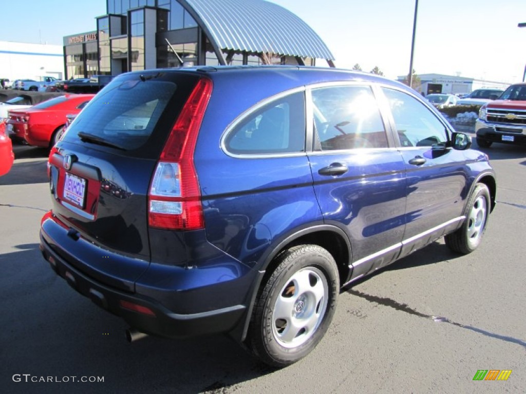 2007 CR-V LX 4WD - Royal Blue Pearl / Black photo #7