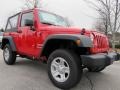 2012 Flame Red Jeep Wrangler Sport 4x4  photo #4