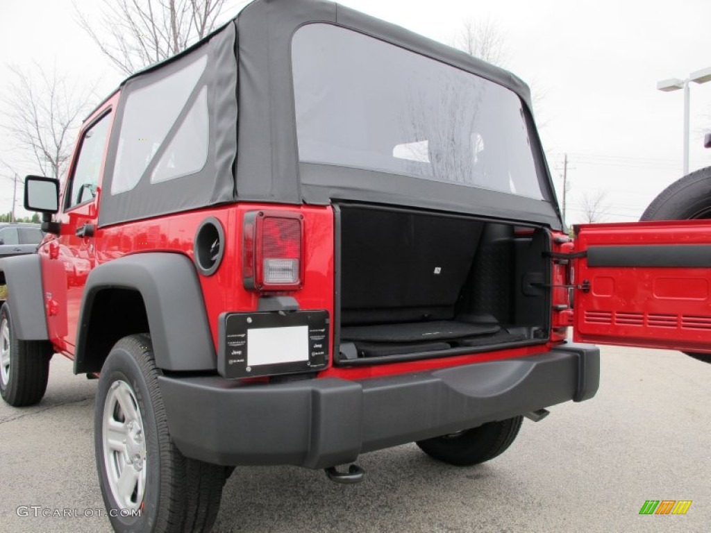 2012 Wrangler Sport 4x4 - Flame Red / Black photo #8