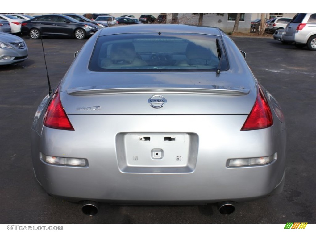 2004 350Z Touring Coupe - Chrome Silver Metallic / Frost photo #10