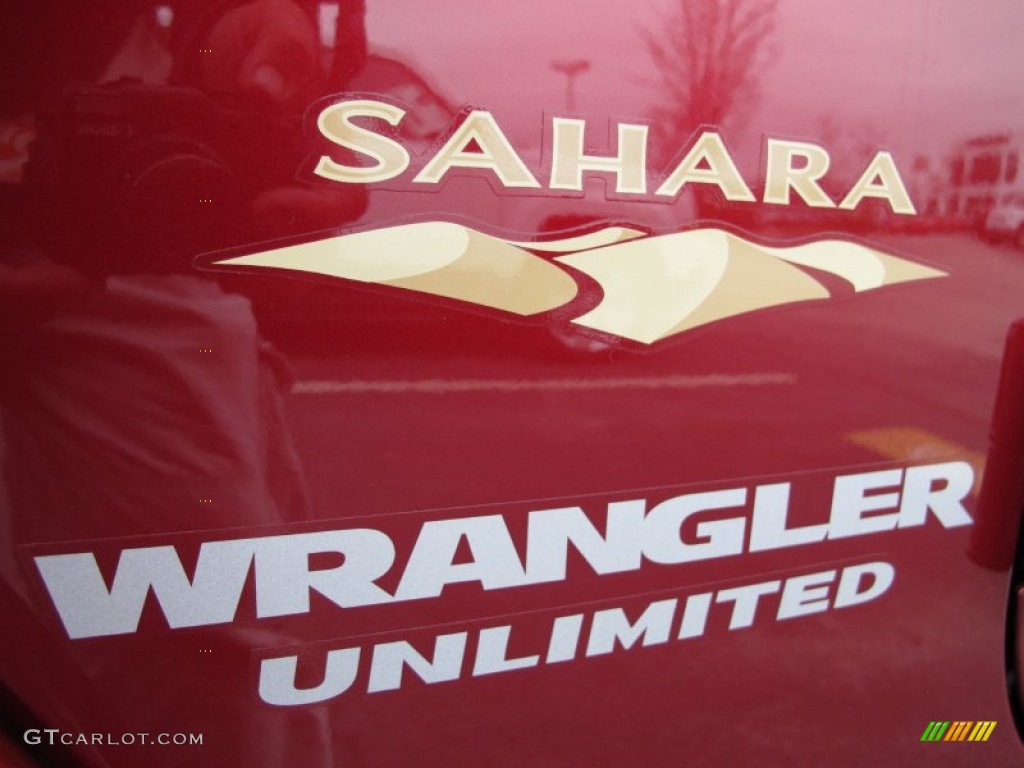 2012 Jeep Wrangler Unlimited Sahara 4x4 Marks and Logos Photo #60668345