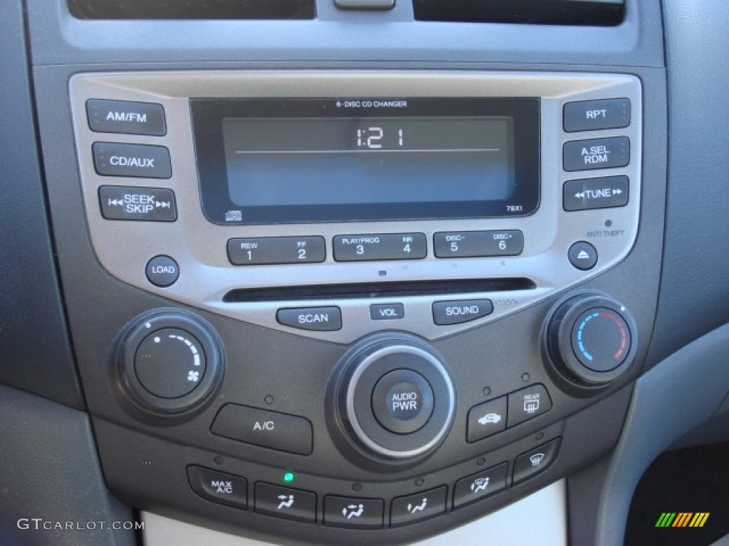 2007 Accord EX Coupe - Alabaster Silver Metallic / Gray photo #13