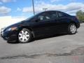 Nighthawk Black Pearl - Civic LX Coupe Photo No. 2