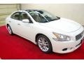 2011 Winter Frost White Nissan Maxima 3.5 SV Premium  photo #1