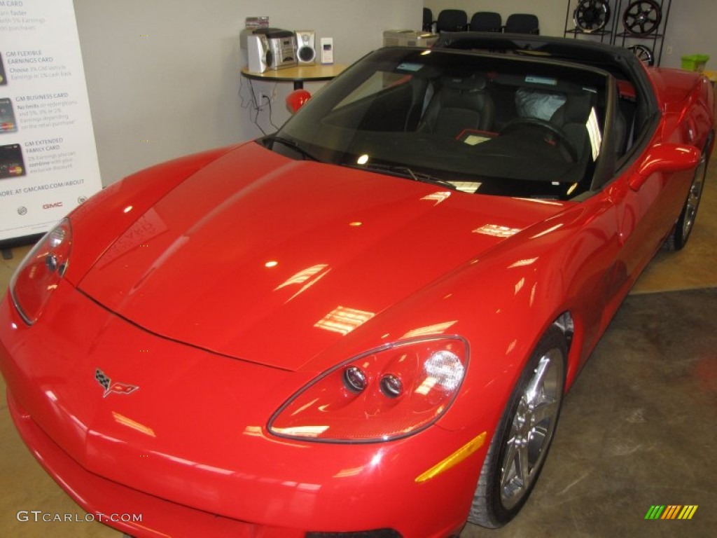 2007 Corvette Coupe - Victory Red / Ebony photo #2