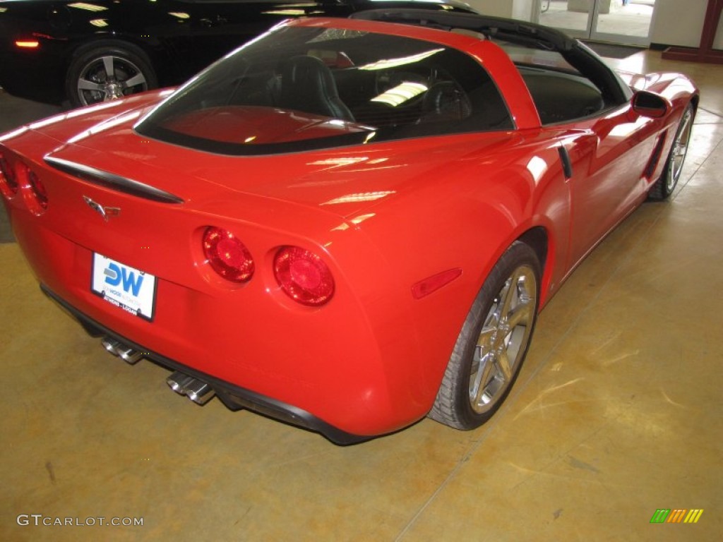 2007 Corvette Coupe - Victory Red / Ebony photo #3