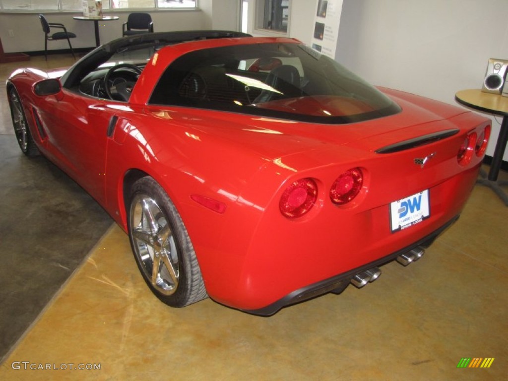 2007 Corvette Coupe - Victory Red / Ebony photo #4