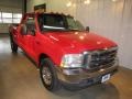 2003 Red Clearcoat Ford F250 Super Duty XLT SuperCab  photo #1