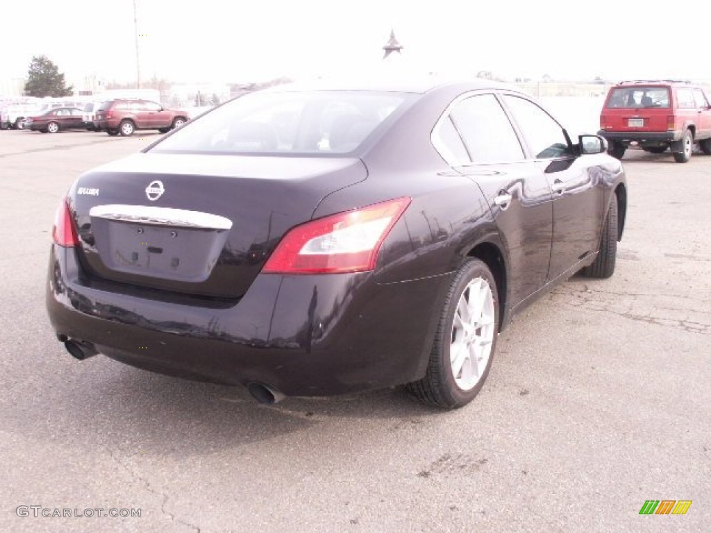 2010 Maxima 3.5 SV - Crimson Black / Charcoal photo #4