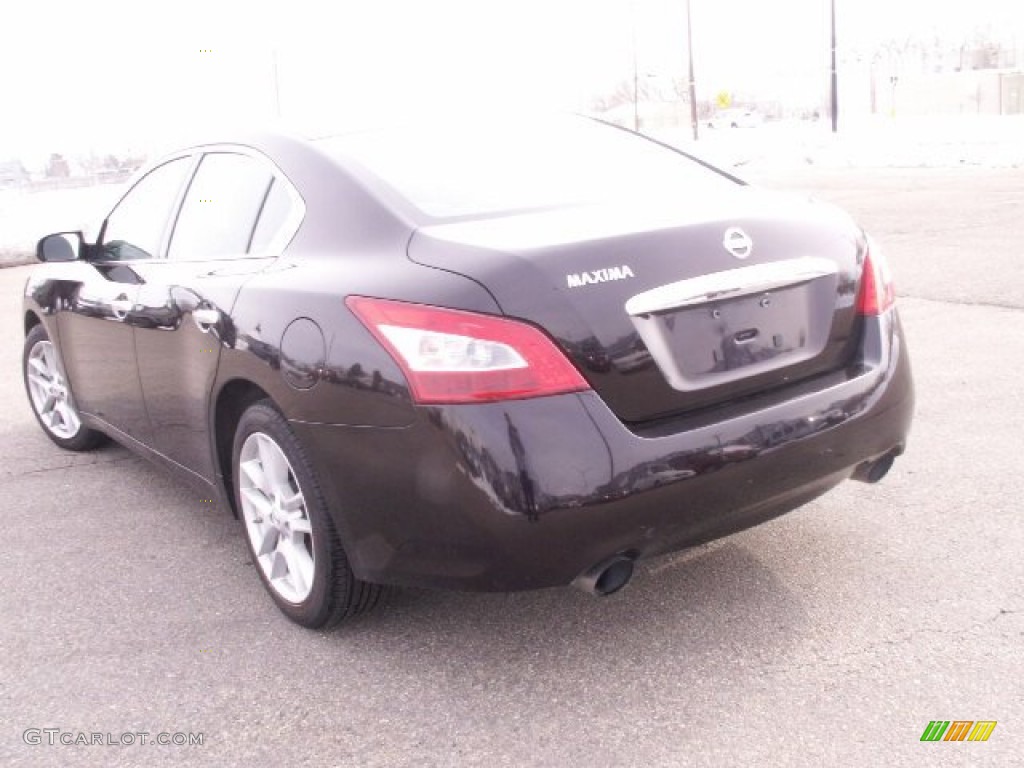 2010 Maxima 3.5 SV - Crimson Black / Charcoal photo #5