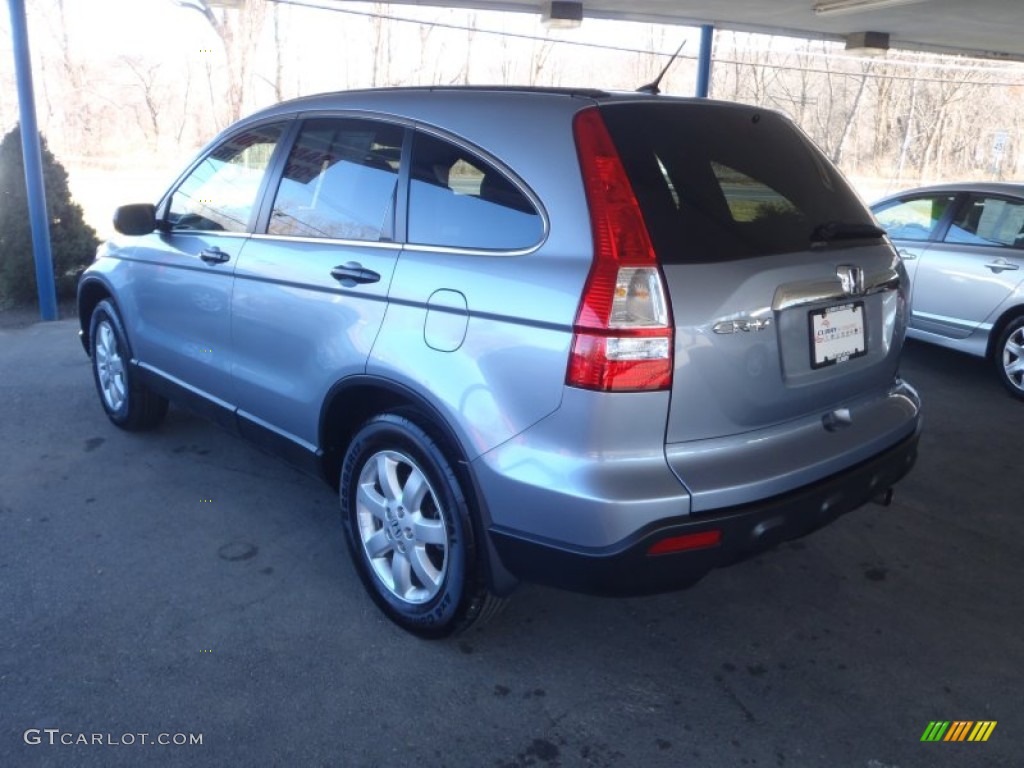 2009 CR-V EX 4WD - Glacier Blue Metallic / Gray photo #2