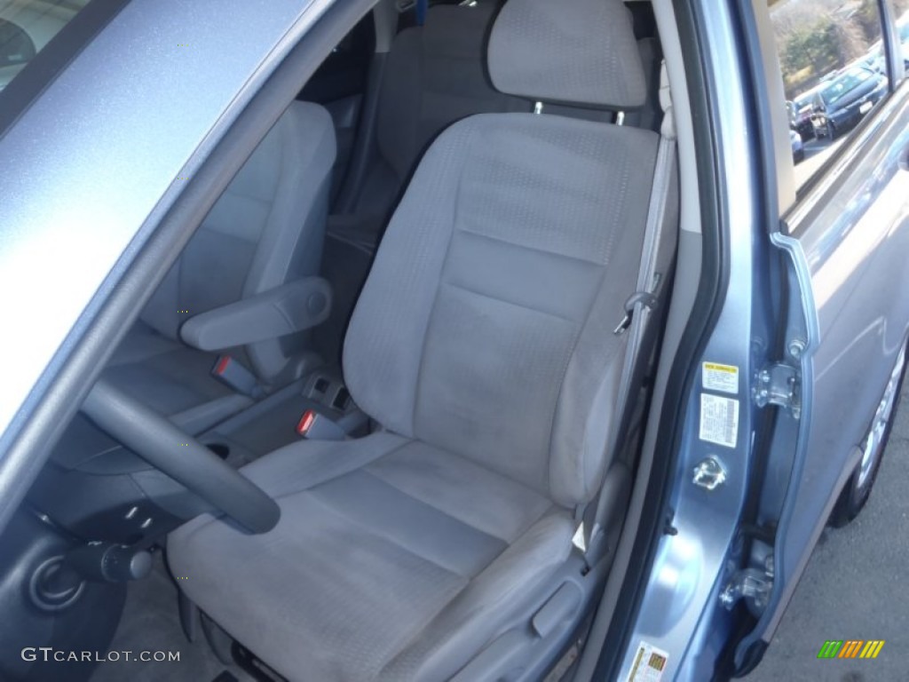 2009 CR-V EX 4WD - Glacier Blue Metallic / Gray photo #6