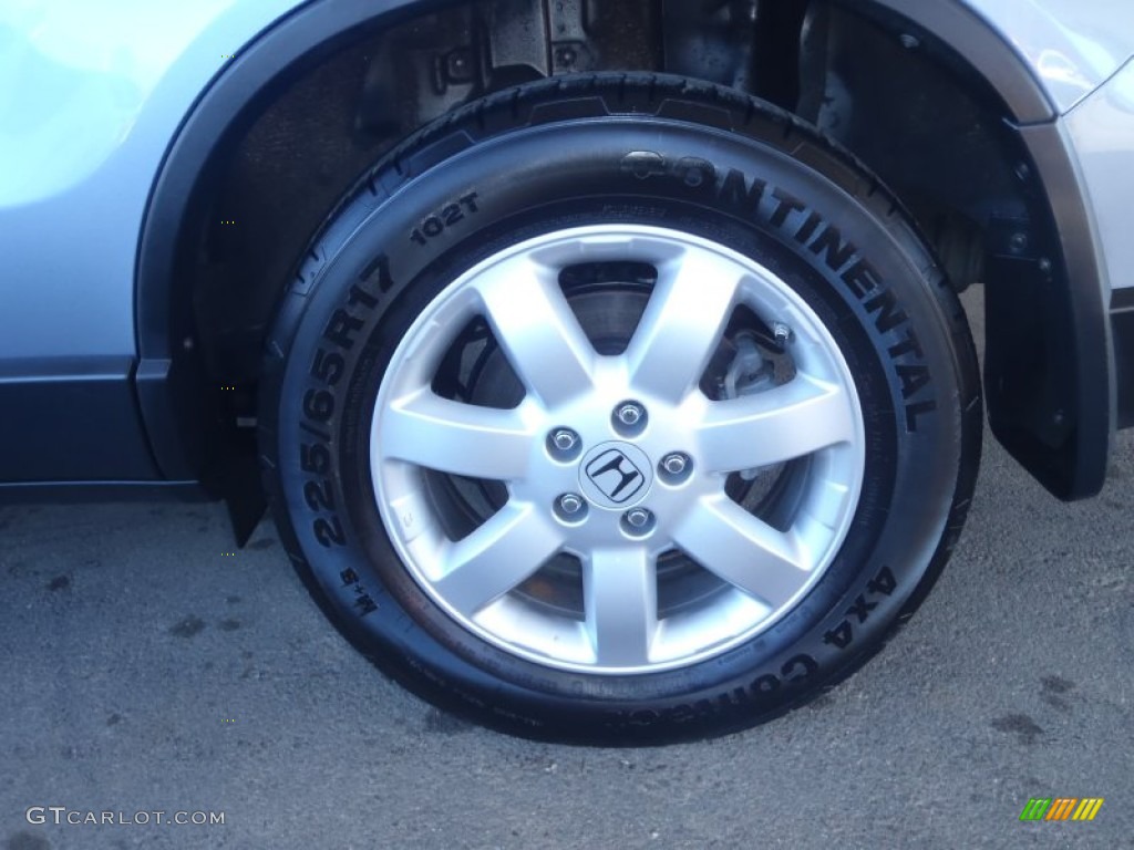 2009 CR-V EX 4WD - Glacier Blue Metallic / Gray photo #12