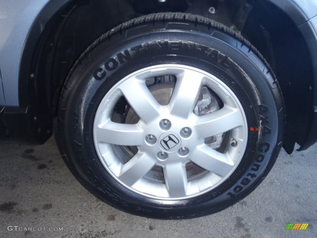 2009 CR-V EX 4WD - Glacier Blue Metallic / Gray photo #14