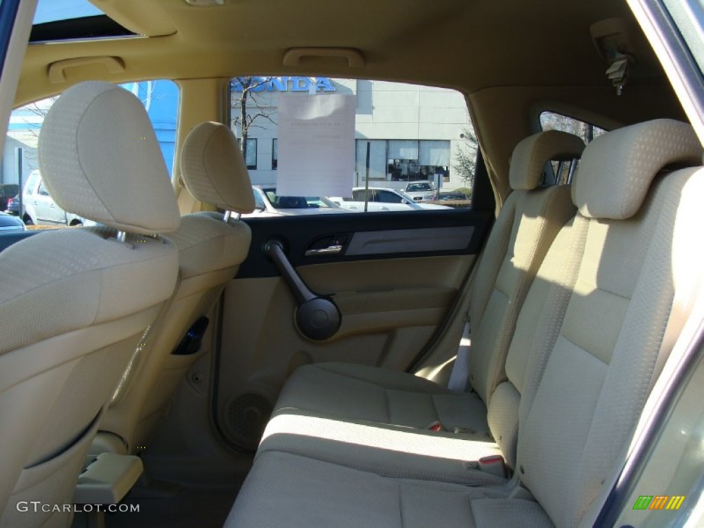2009 CR-V EX 4WD - Green Tea Metallic / Ivory photo #13