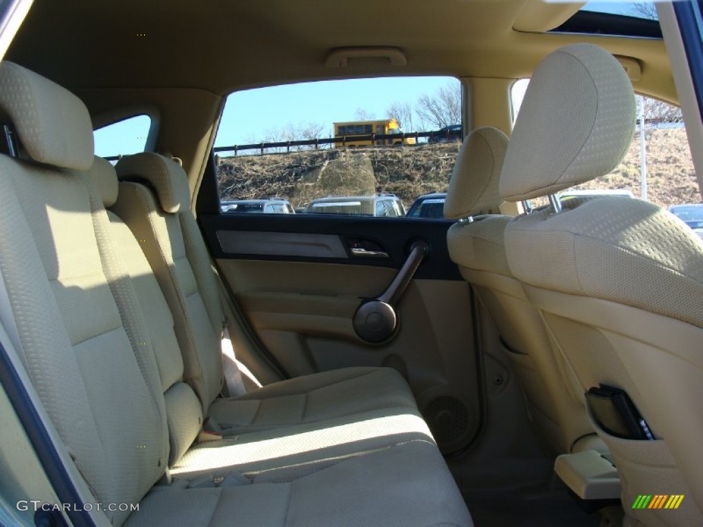 2009 CR-V EX 4WD - Green Tea Metallic / Ivory photo #14