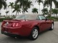 2011 Red Candy Metallic Ford Mustang V6 Convertible  photo #6